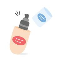 Face foundation icon design in modern style vector