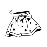 A fashionable skirt perfect for pairing with various tops vector