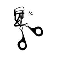 Customizable icon of eyelash curler in modern design style vector