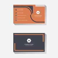 beautiful business card design. vector