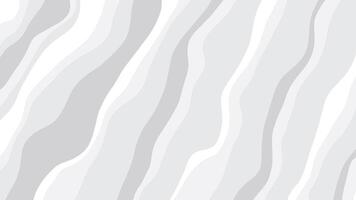 Animated white gray gradient curve wave. Abstract background of waves, moving colorful liquid. video
