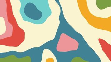 Animated colorful summer abstract background video