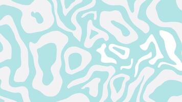 Animated blue color fluid pattern background video