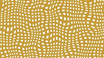 Animated pattern with net, grid, matter. Simple gold pattern design video