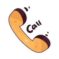 Illustration of call vector