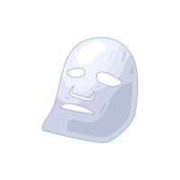 Illustration of spa facial mask vector