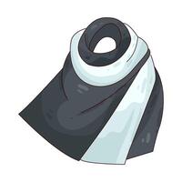 Illustration of scarf vector