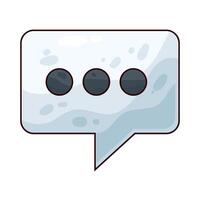 Illustration of speech bubble vector