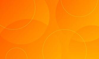 abstract orange circle background vector
