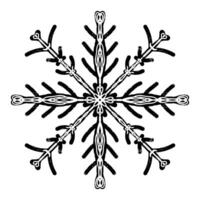 snowflake texture Grunge detailed vector