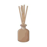 illustration of reed diffuser vector