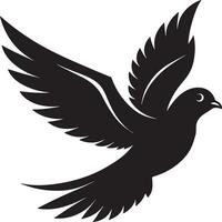 Freedom in Flight Dove Design vector