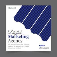 Digital marketing social media post business webinar for social media story, business post or stories banner template geometric shape design for attractive abstract elements post background space vector