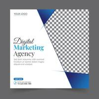 Digital marketing social media post business webinar for social media story, business post or stories banner template geometric shape design for attractive abstract elements post background space vector