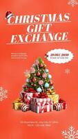 IG Story - Christmas Event Gift Exchange template