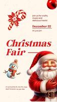 IG Story - Christmas Fair Event Invitation template