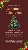 Christmas Event Invitation Instagram Story template