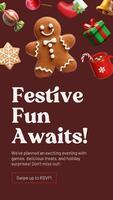Christmas Event Invitation Instagram Story template