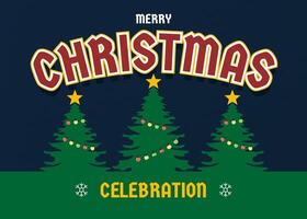 Xmas Party Celebration Card template