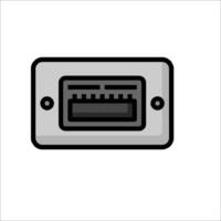 An icon of a computer device on a white background vector