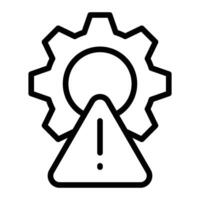 Risk Icon Design vector