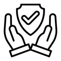 Protection Icon Design vector