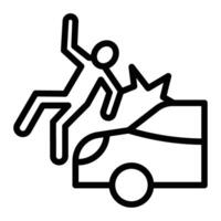 Accident Icon Design vector