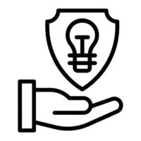 Intellectual Property Icon Design vector