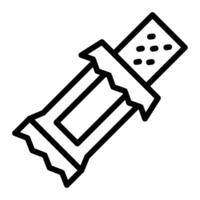 Protien Bar Icon Design vector