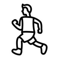 Running Icon Design vector