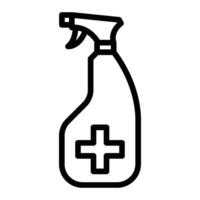 Disinfectant Spray Icon Design vector