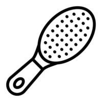 Hairbrush Icon Design vector