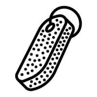 Pumice Stone Icon Design vector