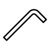 Allen Wrench Icon Design vector
