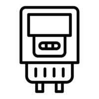 Electric Meter Icon Design vector