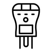 GFCI Tester Icon Design vector