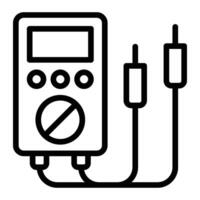 Voltage Tester Icon Design vector