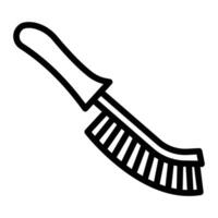 Wire Brush Icon Design vector