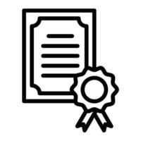 Certificate Icon Design vector