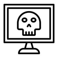 Cyber Attack Icon Design vector