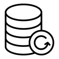 Data Recovery Icon Design vector