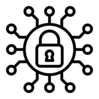 Secure Connection Icon Design vector