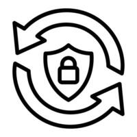 Security Update Icon Design vector