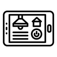 Smart Home Dashboard Icon Design vector