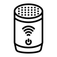 Smart Speaker Icon Design vector