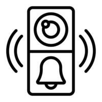 Doorbell Icon Design vector