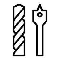 Drill Bit Icon Design vector