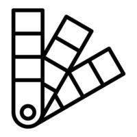 Color Swatch Icon Design vector