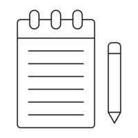 Note Icon Design vector