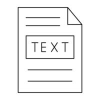 Text File Icon Design vector